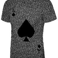 Мъжка тениска с къс ръкав,геометричен 3D принт с дизайн на Асо Пика, снимка 2 - Тениски - 45651991