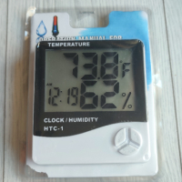 Термометър HTC-1, измерващ температура и влажност, функция аларма, снимка 4 - Друга електроника - 45018341
