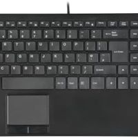 Нова Компактна Клавиатура с Тъчпад + USB Хъбове, Поддръжка Windows, снимка 1 - Клавиатури и мишки - 45641769