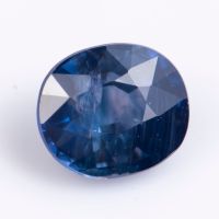 Син сапфир 0.59ct нагряван овална шлифовка, снимка 1 - Други - 45150362