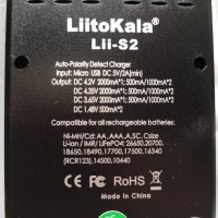 Зарядно устройство за 2 Батерии Liitokala Lii - S2, снимка 7 - Друга електроника - 44994035