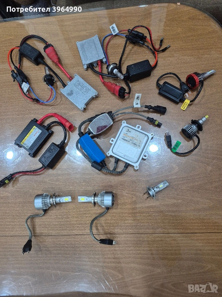 Лед диодни крушки Н7, ксенон система Н7 и баласти за ксенон. , снимка 1