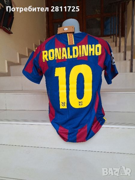 Тениска Роналдиньо Барселона 2006 г - ретро легенди, снимка 1