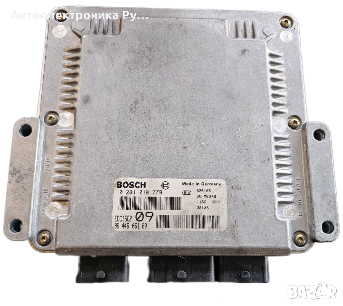 ECU компютър peugeot 307 2.0hdi 0281010779 , 0 281 010 779 , edc15c2 , 9644606180, снимка 1