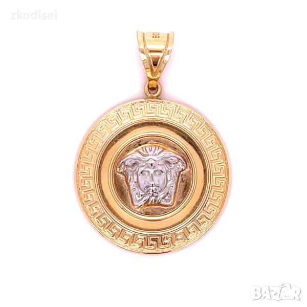 Златен медальон 3,91гр. 14кр. проба:585 модел:33758-3, снимка 1