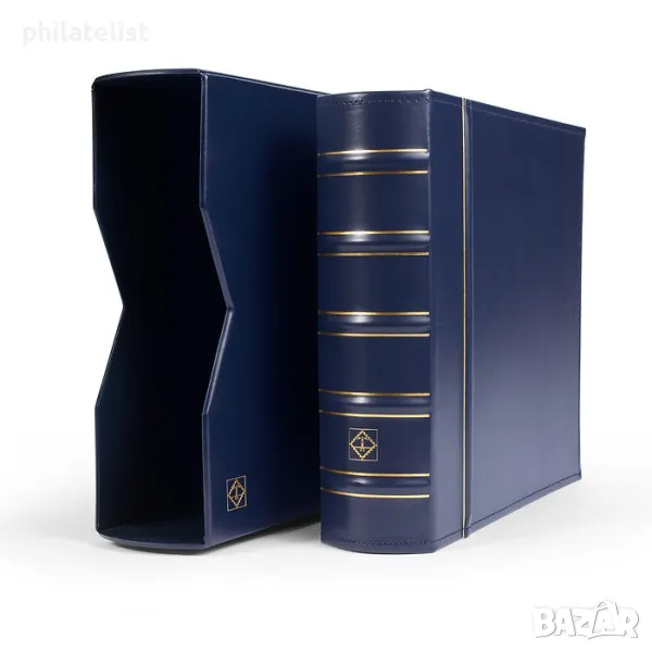 Leuchtturm - Ligatum Classic Албум за 200 FDC плика , дълъг формат с касета , снимка 1