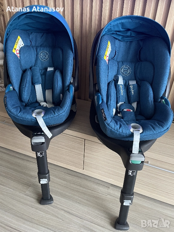 Кошници Cybex Cloud Z2 i-Size с Cybex Basе и адаптери за количка, снимка 1