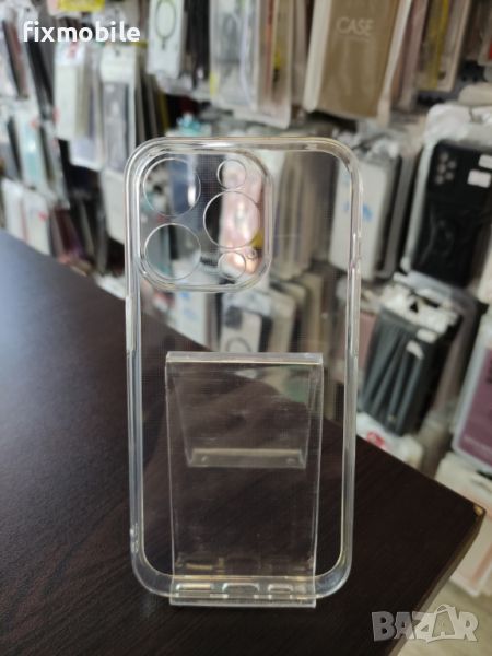 Apple iPhone 15 Pro Прозрачен силиконов кейс/гръб, снимка 1