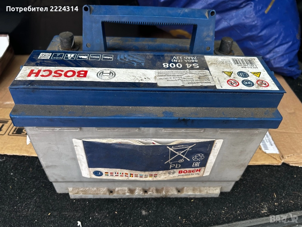 Акумулатор  Bosch 74 Ah, снимка 1