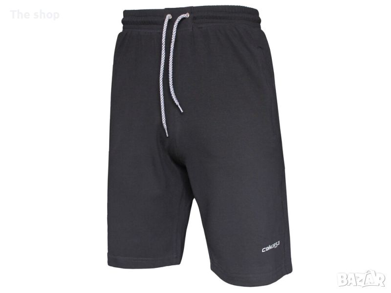 Памучни къси панталони в черен цвят, снимка 1