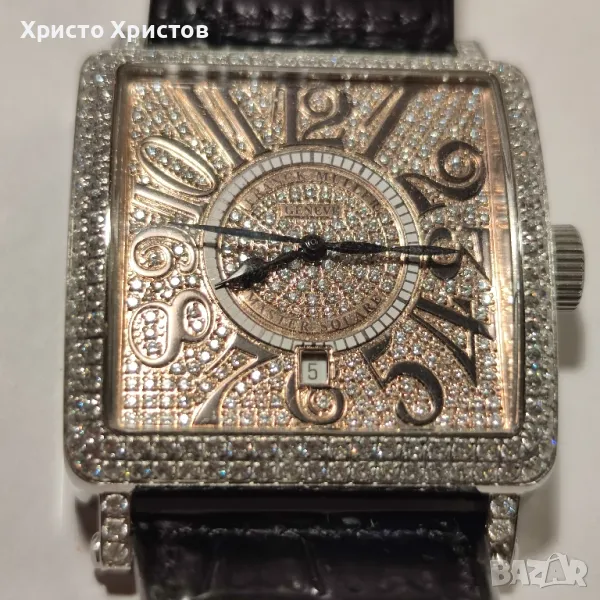 Дамски луксозен часовник FRANCK MULLER GENEVE Master of Complications Relief Master Square , снимка 1