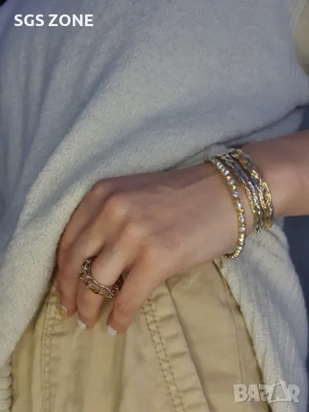 Сребърни Гривни от Италия, снимка 1