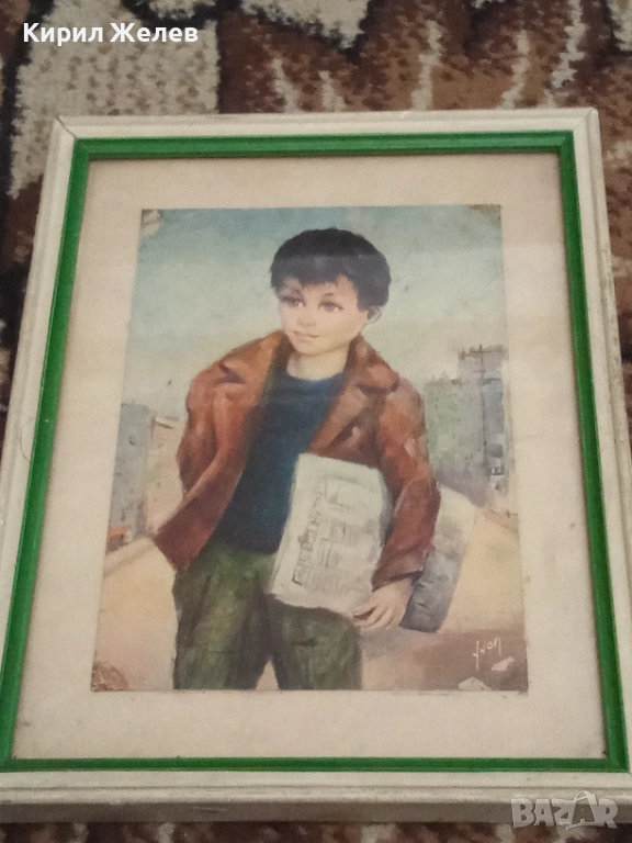 Стара картина в рамка 46883, снимка 1