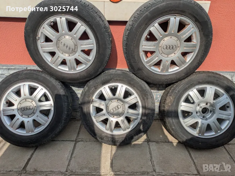 Алуминиеви джанти RONAL за Audi 15 инча, 5 БРОЯ, 5x112 - С гуми 6-7 мм, снимка 1