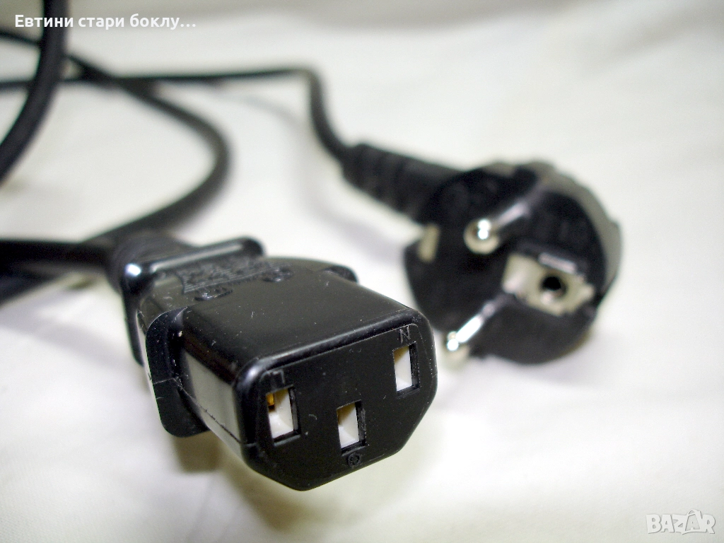 Захранващ кабел за компютър, телевизор, усилен,1,8 м., снимка 1