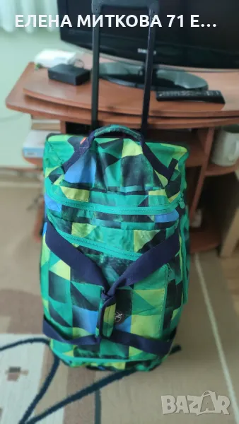 Chiemsee голям сак с 2 колелца и телескопична дръжка, снимка 1