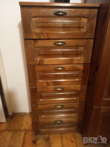 Чудесен поръчков дървен шкаф със 6 чекмеджета, снимка 1