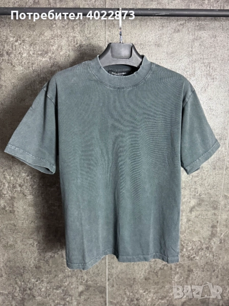 Мъжка Сива Тениска Oversize , снимка 1