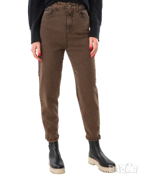 Дамски кафеви дънки , снимка 1