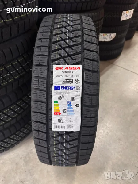 🛒 Нови 🚐 Зимни ❄️❄️❄️ бусови гуми 225/70R15C LASSA Wintus 2 PR8, снимка 1