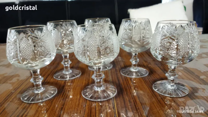 Кристални чаши за коняк, снимка 1