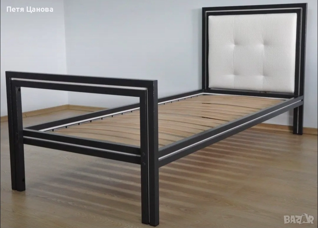 Продавам метално легло, снимка 1