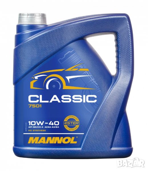 Моторно масло MANNOL CLASSIC 10W40, 4л , снимка 1