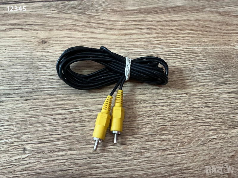 Кабел 1 RCA към 1 RCA, нов, снимка 1