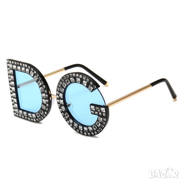 Модни слънчеви дамски очила с форма на стъклата D&G YJ78, снимка 1