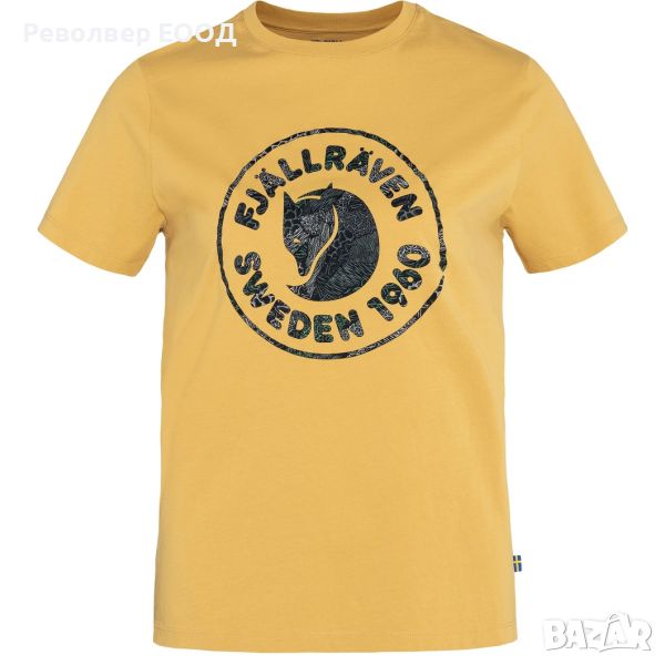 Дамска тениска Fjall Raven - Kanken Art Logo Tee, в цвят Kantarell, снимка 1