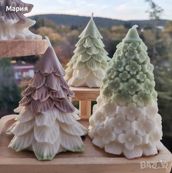 Коледни свещи , снимка 1