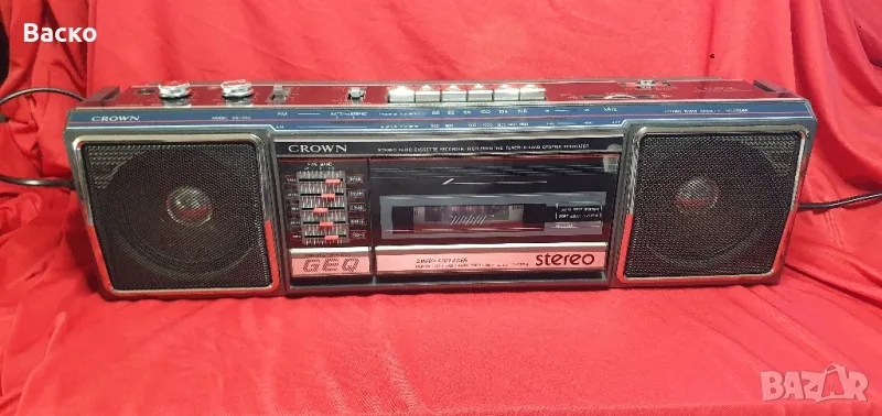 CROWN CS-550 много рядък мини касетофон, снимка 1