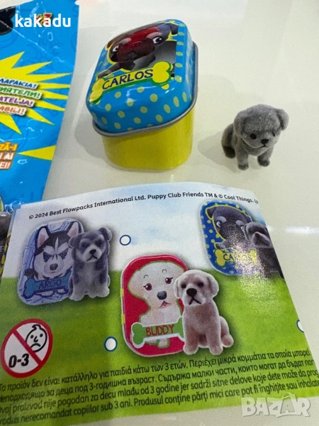 Кученце в метална кутийка - Carlos, снимка 1