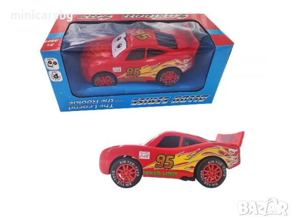 Метални колички: Lightning McQueen (Светкавицата Маккуийн), снимка 1