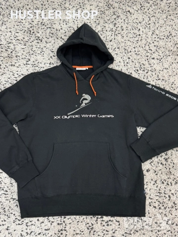 Мъжки суитшърт ASICS VINTAGE OLYMPIC WINTER GAMES TORINO 2006. Размер XL, снимка 2 - Спортни дрехи, екипи - 53089187