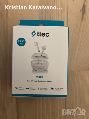 ttec Mode Wireless Buds, снимка 1 - Безжични слушалки - 44959704