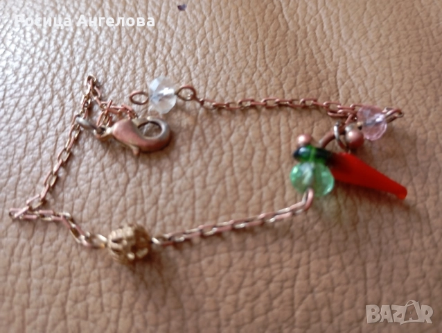 Винтидж дамска гривна ръчна изработка , снимка 2 - Гривни - 51481534