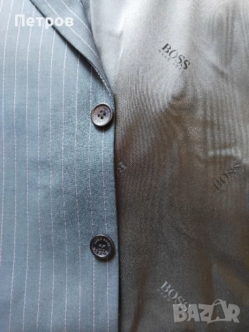 Класически костюм- сако и панталон, марка BOSS XXL/3XL, снимка 10 - Сака - 53847217