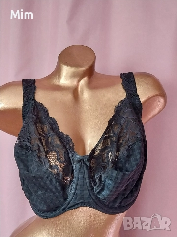  Резервирани Prima Donna 90 F Черен дантелен сутиен , снимка 2 - Бельо - 52556647