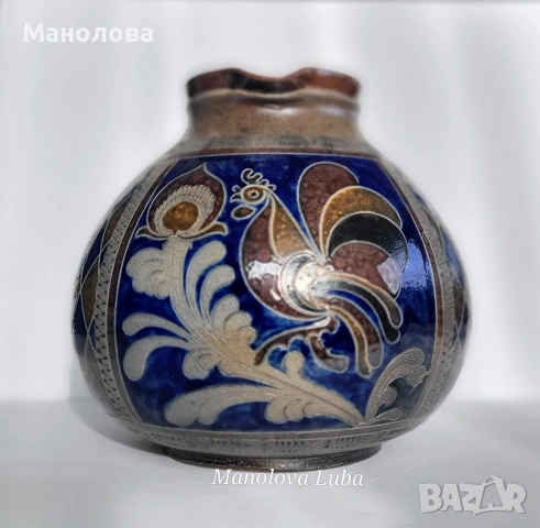 Кана керамика Westerwald (Westerwald stoneware), снимка 2 - Други ценни предмети - 54061608