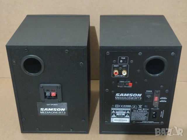 Малки активни мониторни тонколони Samson с bluetooth, снимка 8 - Тонколони - 52945680