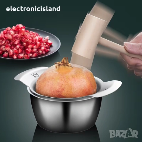 Комплект инструменти за белене на нар, Белачка за нар, Сепаратор за семки от нар POMEJOY, снимка 7 - Сокоизстисквачки и цитрус преси - 53667683