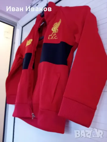 Оригинално детско горнище на Ливърпул - размер 116, снимка 2 - Детски анцузи и суичери - 50430862