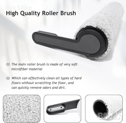 Резервни части за четка + филтър за прахосмукачка за мокро и сухо почистване Tineco Floor One S7 PRO, снимка 4 - Друга електроника - 53603182