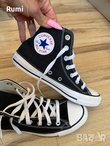 Оригинални високи черни кецове Converse ! 38 н