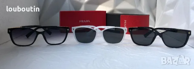 Prada дамски слънчеви очила 3 цвята черни бели, снимка 17 - Слънчеви и диоптрични очила - 46958732