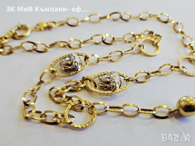 Златен синджир 9.66гр 05657-25, снимка 2 - Колиета, медальони, синджири - 52122059