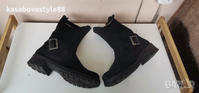 Ботуши от естествен велур 40 н. , снимка 7 - Дамски ботуши - 51982226