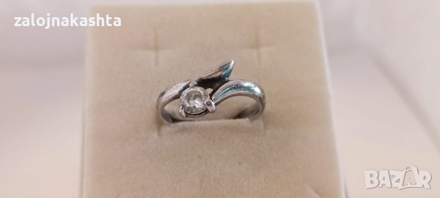 Сребърен пръстен-2,47гр/925, снимка 2 - Пръстени - 52934694