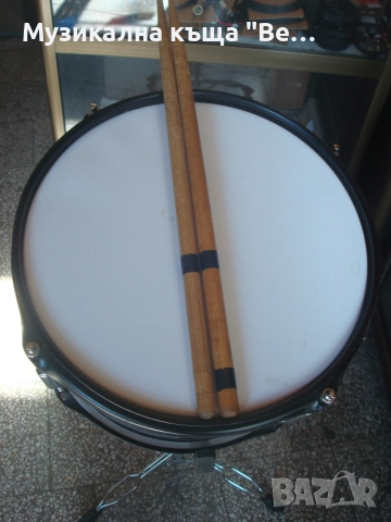 Соло барабан Размер: 12" със стойка и палки, снимка 2 - Ударни инструменти - 52119825